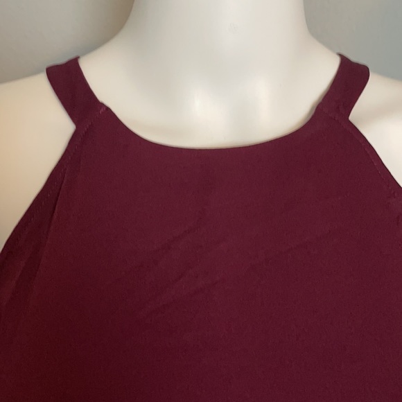 NWT BCBG MAXAZRIA Deep Red Maxi Dress - Picture 3 of 9